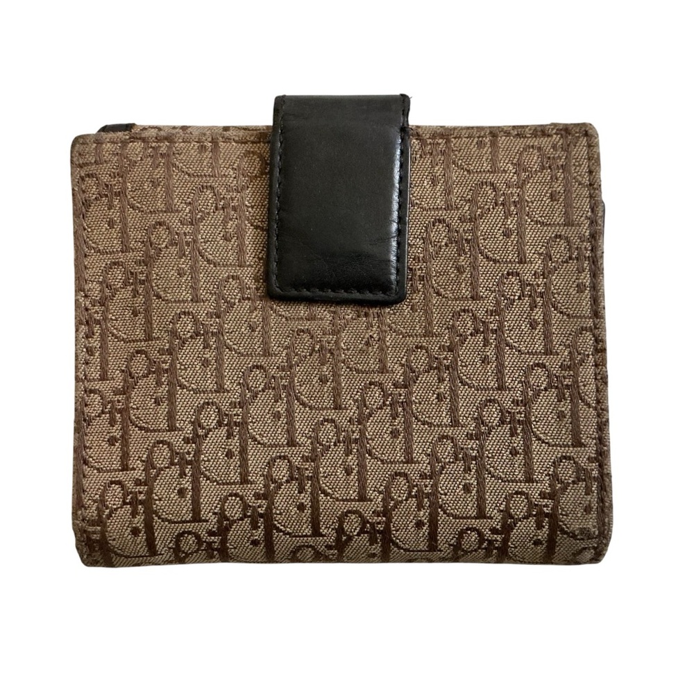 Christian Dior Brown Trotter Compact Wallet - Picture 2 of 12